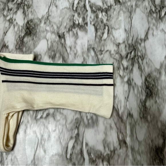 Vintage 1960 1970 Sears Acrylic Sweater Tunic Mini Dress Boat Neck Flair Sleeve - Picture 7 of 10